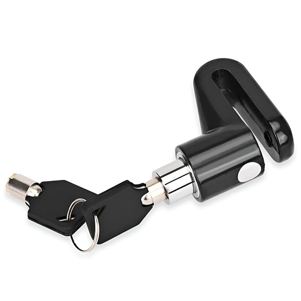 Link disc outlet lock for bike