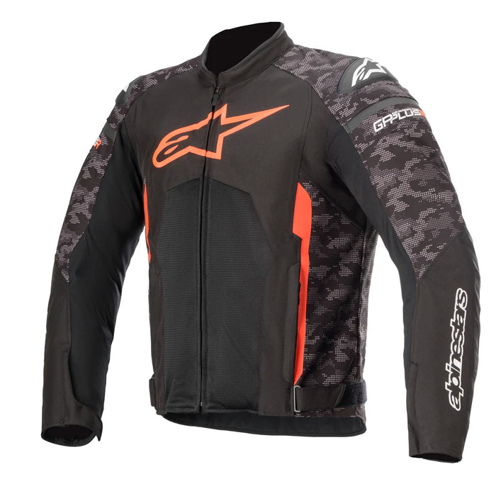 Alpinestars T-Gp Plus R V3 Air Riding Jacket Black Camo Red Fluo