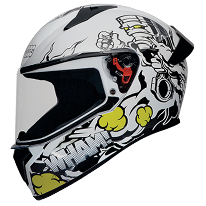 Studds Thunder D10 Helmet  WHITE N1