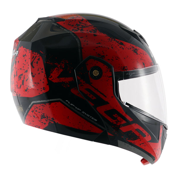 Crux Dx Victor Dull Black Red Helmet